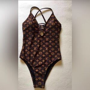 LV one piece swimsuit